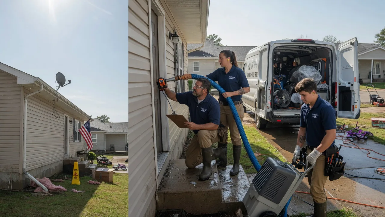 Ceiling Water Damage Restoration in Lake Park, MN near me